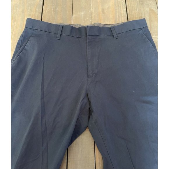 Murano Wardrobe Essentials Mens Blue Pants 38X32 (measures 36X29) - Picture 2 of 9